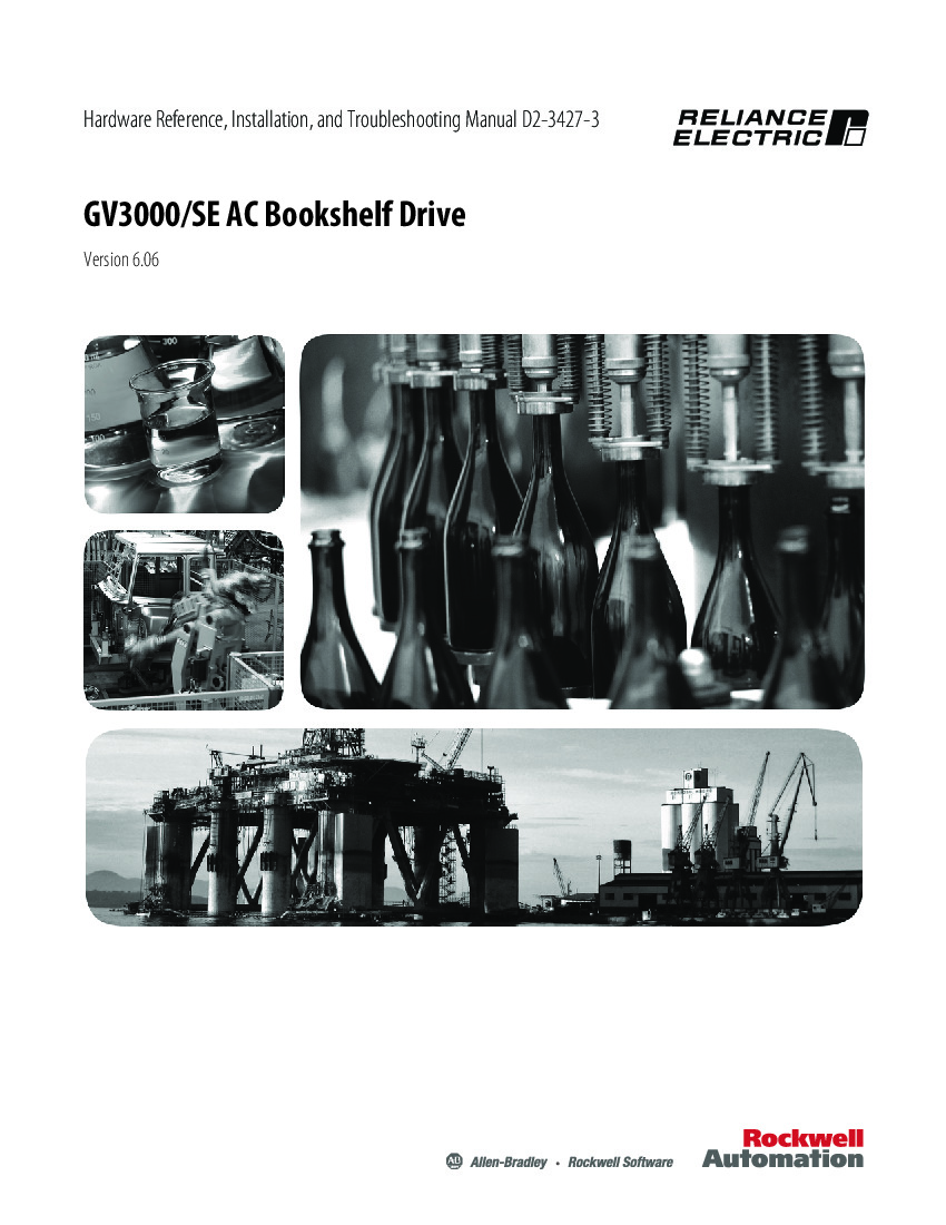 First Page Image of 85ER4060 GV3000 SE AC Bookshelf Drive Version 6.06 D2-3427-3.pdf